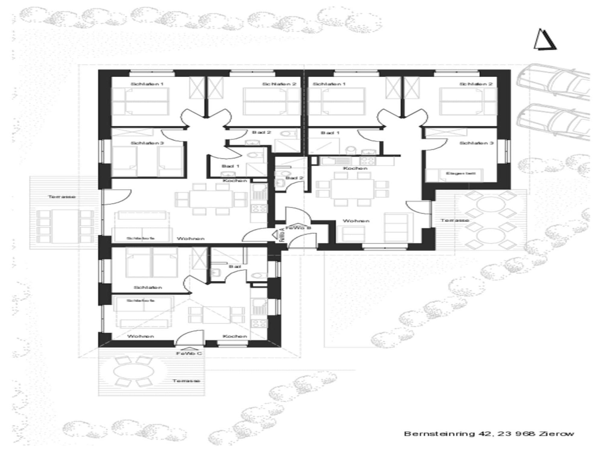 Peaceful Apartment In Zierow With Terrace Dış mekan fotoğraf